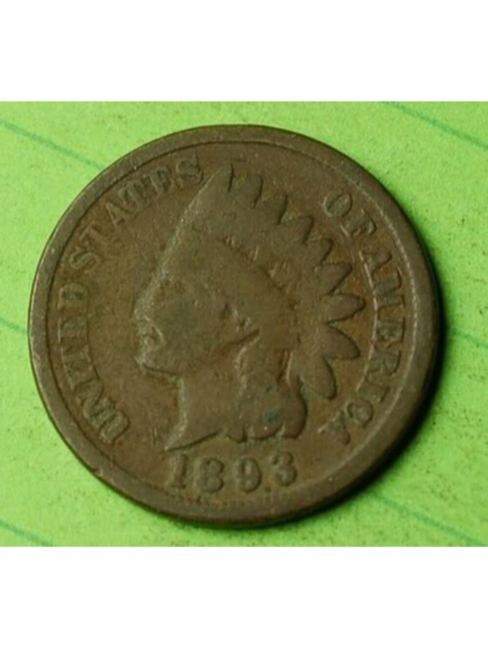 X307 1893 Indian Head Cent Penny 1c - Check Out Our eBay Store - old coin money